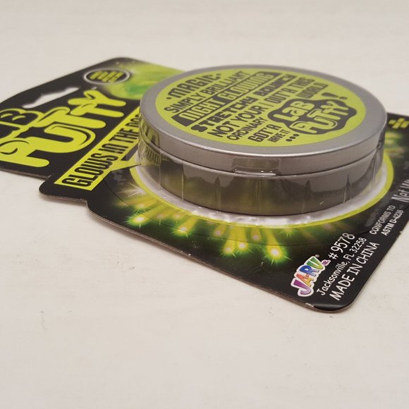 LAB PUTTY - Glows In The Dark by Ja-Ru w/ Storage Tin - Picture 3 of 5